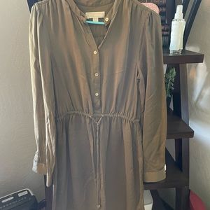 Michael Kors Silk Shirtdress Medium
